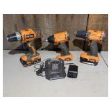 Rigid Drills 2 Batteries & Charger