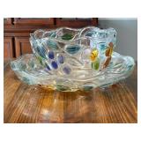 Mikasa Garden Harvest Crystal Fruit Bowl &