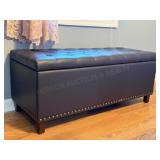Leather Style Storage Trunk