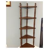 5 Tier Wooden Corner Shelf