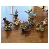 Bird Figurines incl. HOMCO & Andrea by Sadek