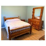 3 Pc. Cedar Bedroom Set incl. Full Size Bed, End