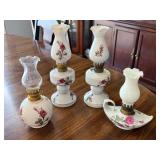 Vintage Porcelain Miniature Lamps