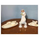 Porcelain Figurines, Etc.