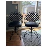 Pair of Swivel Bar Stools