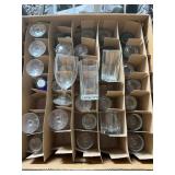 Assortment Of Clear Drinking Glasses