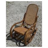 Cane Bentwood Rocker