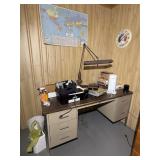 Office Desk & Supplies (Everything Pictured)