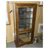 Display Cabinet with Glass Doors & Sides