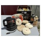 Power Buffer Polisher & Pads Etc