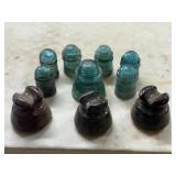 Vintage Glass Insulators