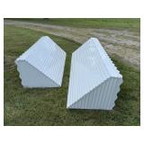 2 Metal Awnings