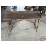 Wooden Workbench w/ Vise