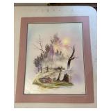 Ken Holland "My Cup Runneth Over" Framed Artwork