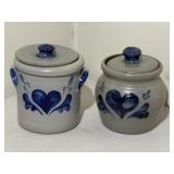 Rowe Pottery Stoneware Cannisters