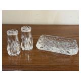 Crystal Shaker Set & Card Holder
