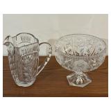 Pitcher & Footed Serving Dish