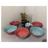 Vases, Mugs & Matching Bowl Set