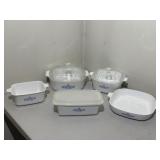 Corning Ware Blue Cornflower Set