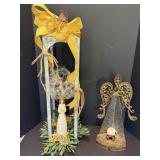 Tall Angel Arrangement & Candle Holder