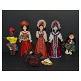 Russian Folk Costume Dolls
