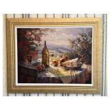 Large Framed Art Work