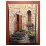 Rustic Stone Building Painting
