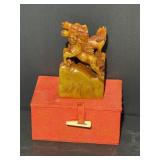Chinese Shoushan Stone Carved Figurine