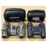 2 Simmons Binoculars w/ Case