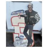 1996 Dale Earnhardt Busch Beer Cardboard Standee