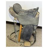 Traditional Style Black Western Saddle