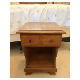 Wood Nightstand