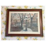 Framed Artwork 'Central Park-Henderson, KY' by