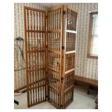 Spindled 3-Panel Room Divider