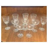 Glass Stemware Set