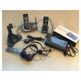Home Telephone System, Antenna, Battery Charger,