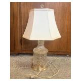 Cut Glass Table Lamp
