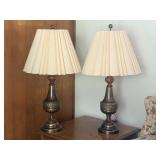 Brass Urn Table Lamps