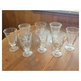 Glass Footed Tumblers