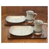 Pewter Tavern Style Table Settings