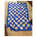 Blue Checkered Quilt