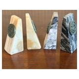 Natural Stone Mayan-Style Bookends