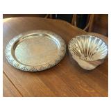 Silver Tone Serving Dishes