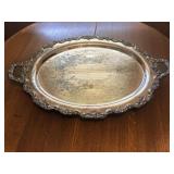 Large Silver-Plated Butlers Tray