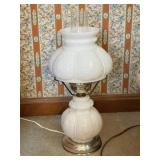 Milk Glass Parlor Lamp