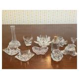 Glass Miniatures & Candle Holders