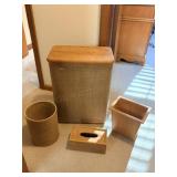 Laundry Hamper, Waste Baskets & Kleenex Cover