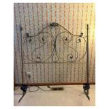 Ornate Metal Headboard (Full)
