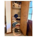 Contents of Closet inclu. Pillows, Throw