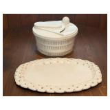 Salad Mixing Bowl & Serving Platter